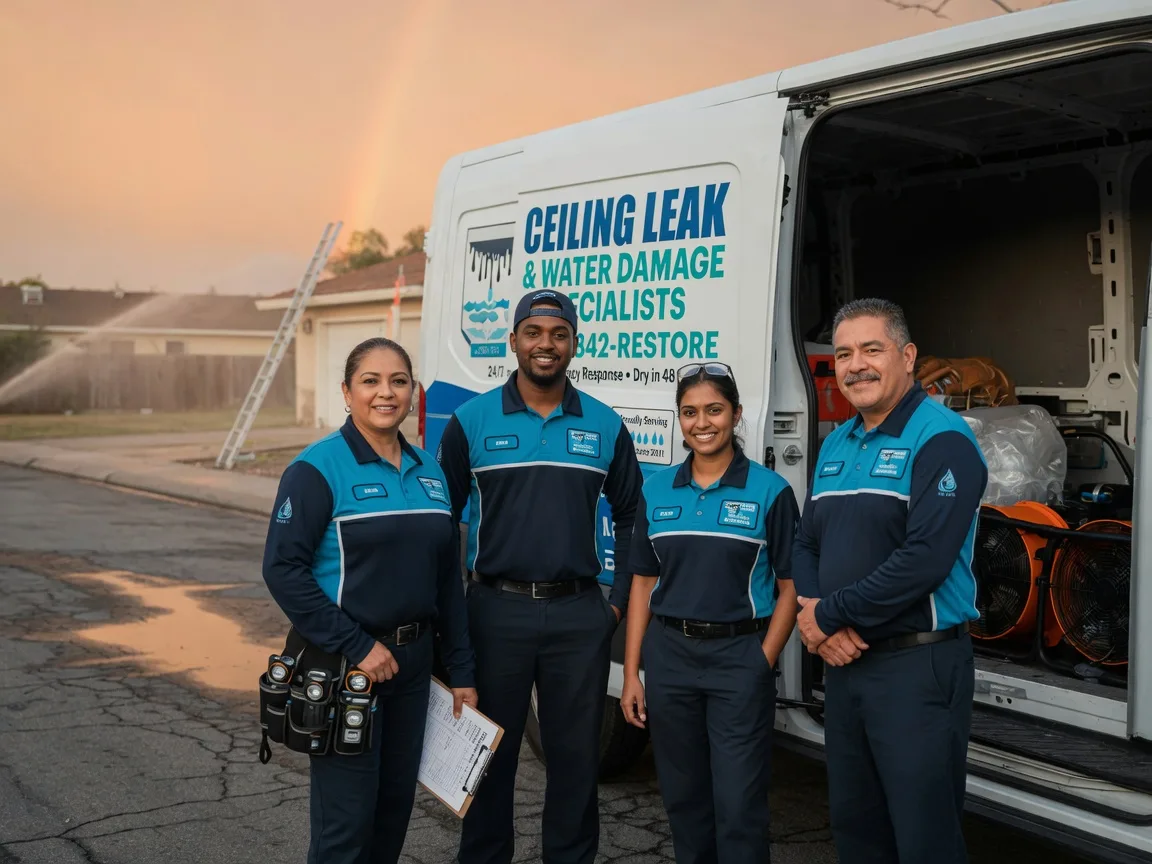 Ceiling Leak Cleanup company in Mikana, WI